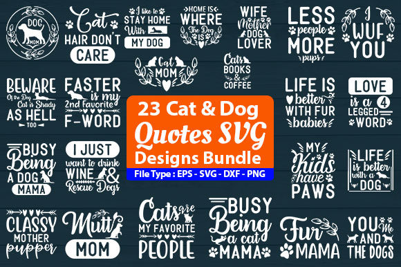 Cat Dog Quotes Design Bundle: A Stitch Test Review