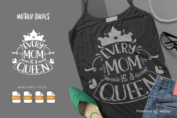 Every Mom is a Queen Lettering Quotes Review