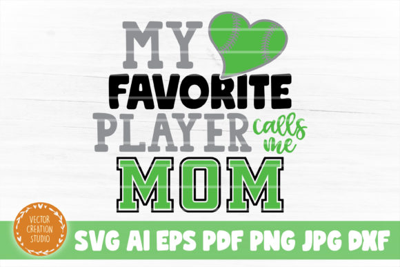 Favorite Player Calls Me Mom Softball Design Review