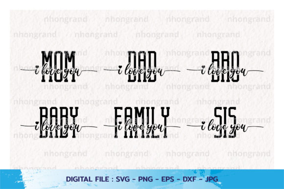 I Love You Family Mom Dad Baby Sis Bro Review